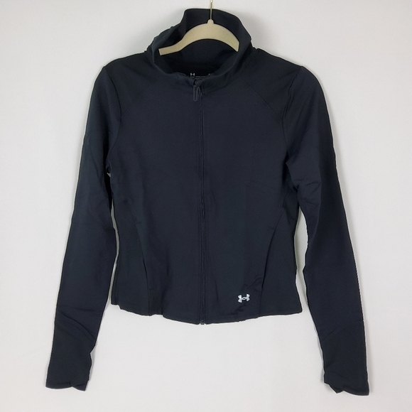 NWT Under Armour Women's Fitted Meridian Jacket Black Size Small - Picture 1 of 6